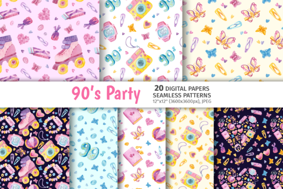 90s Pattern: Nostalgia Meets Modern Design