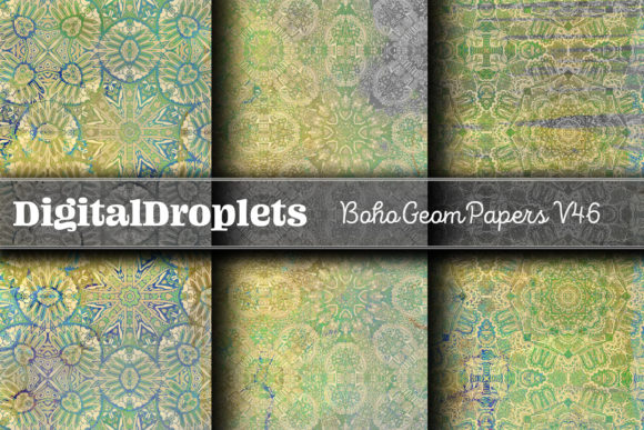 Boho Geom Papers FREEBIE: A Creative Asset for Designers and Crafters