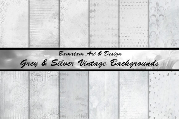 Grey Silver Vintage Backgrounds: Timeless Elegance for Creative Projects
