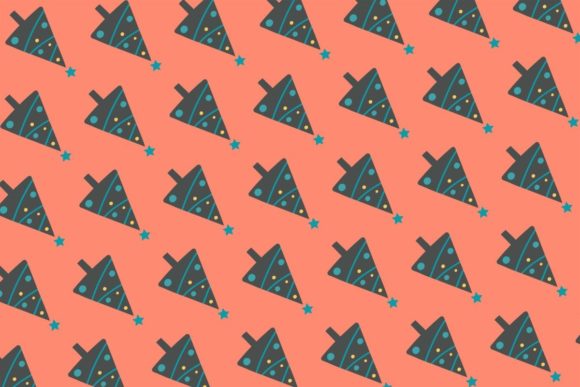 Seamless Christmas Tree Pattern: A Versatile Design for Creative Projects
