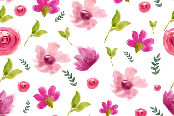 Seamless Pattern Pink Flower: A Versatile Design for Creative Projects