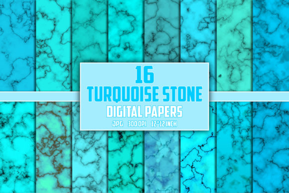 Turquoise Digital Paper Bundle Jpg: A Versatile Resource for Creative Projects