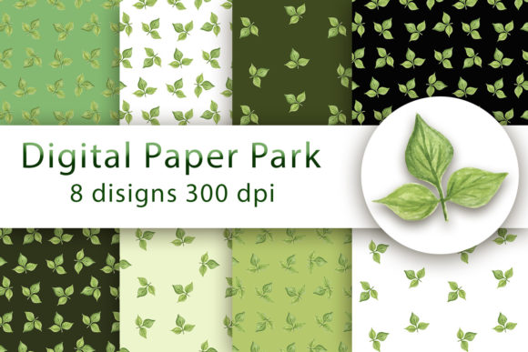 Watercolor Pattern Set Sheet: A Versatile Digital Resource for Creatives