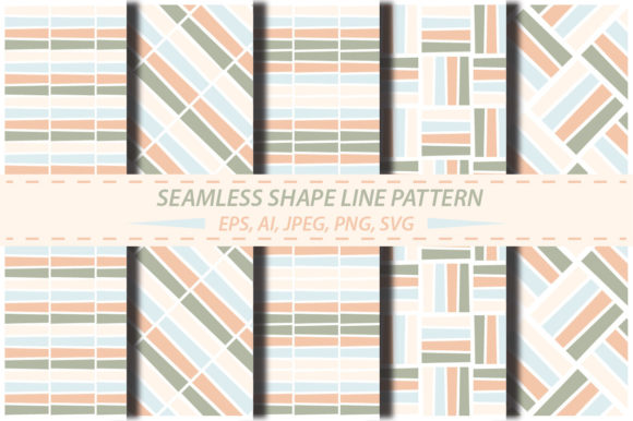 Woven Shape Line Pattern